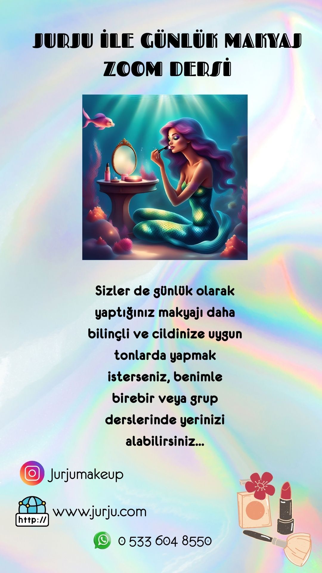 Günlük Makyaj Eğitimi (Canlı – Zoom Üzerinden)