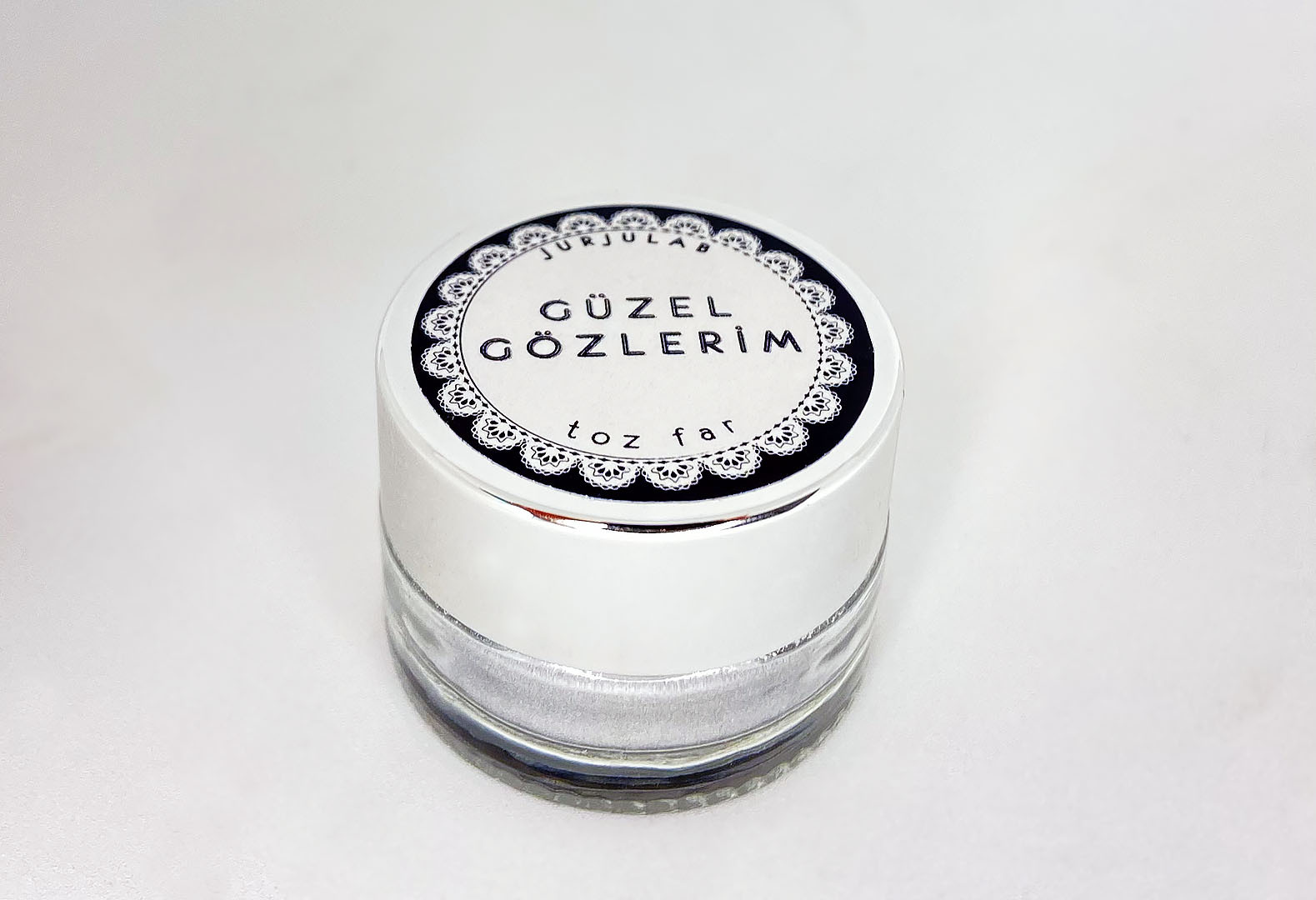 Jurjulab Güzel Gözlerim Toz Far Gümüş