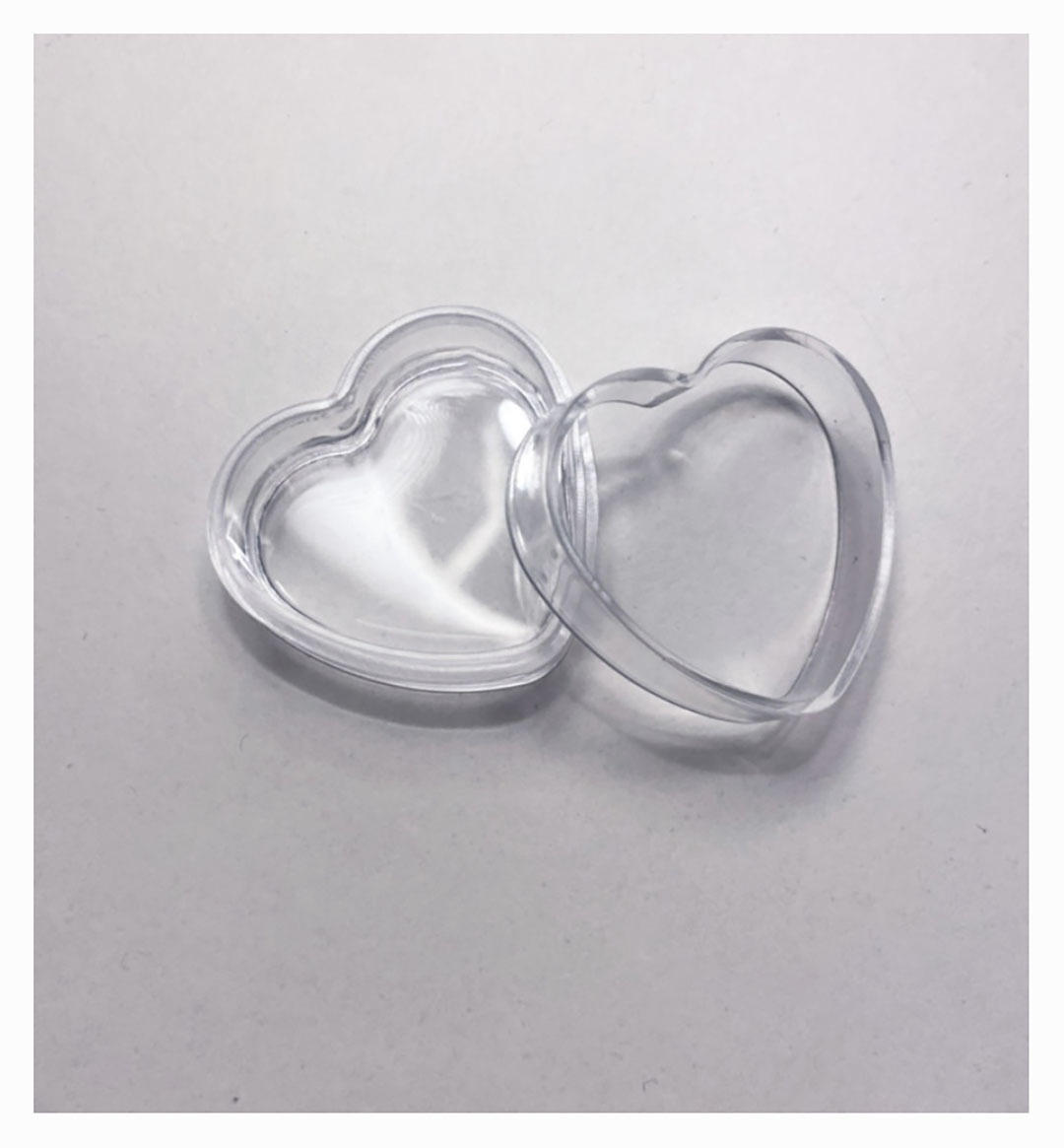 Jurjulab Kalp Şeklinde Mini Kozmetik Ambalaj Kutusu