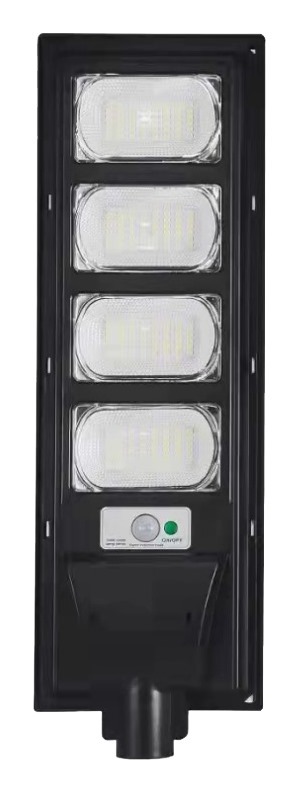 200W Güneş Enerjili Solar LED Sokak Armatürü – IP65 Koruma, Sensörlü Beyaz Işık