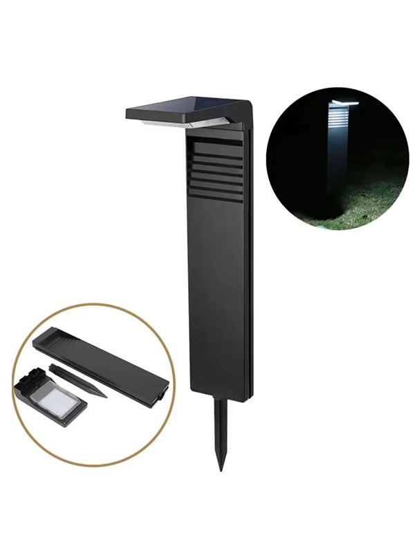 10W Güneş Enerjili Kazıklı Solar Bahçe Armatürü – Günışığı LED, IP54 Suya Dayanıklı