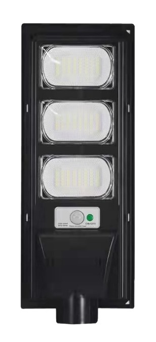 150W Güneş Enerjili Solar LED Sokak Armatürü – IP65 Su Geçirmez, Sensörlü Beyaz Işık