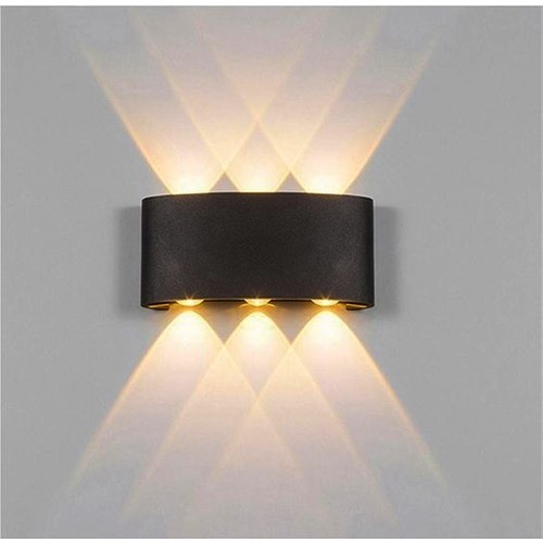 9W 6’lı Çift Yönlü Işık Efektli LED Duvar Apliği – Günışığı, IP65 Dış Mekan Kullanıma Uygun